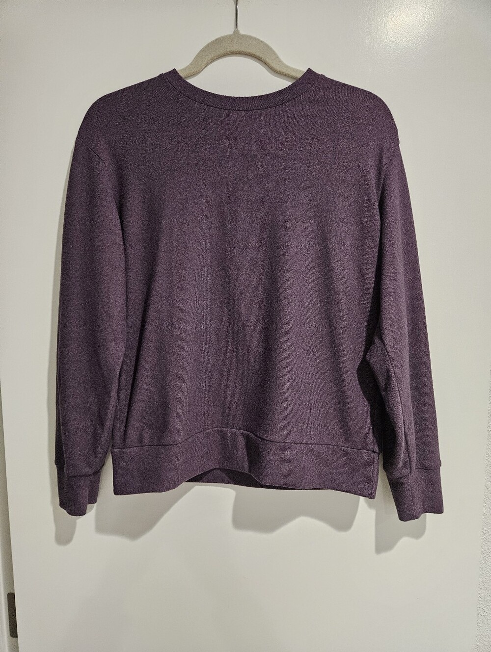 Uniqlo Eggplant Long Sleeve Top XS